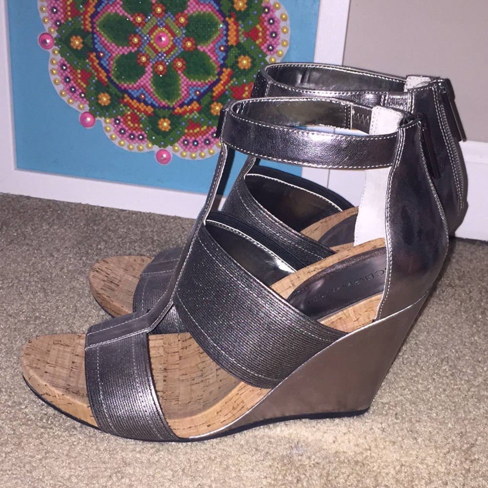 BCBGeneration Metallic Wedges